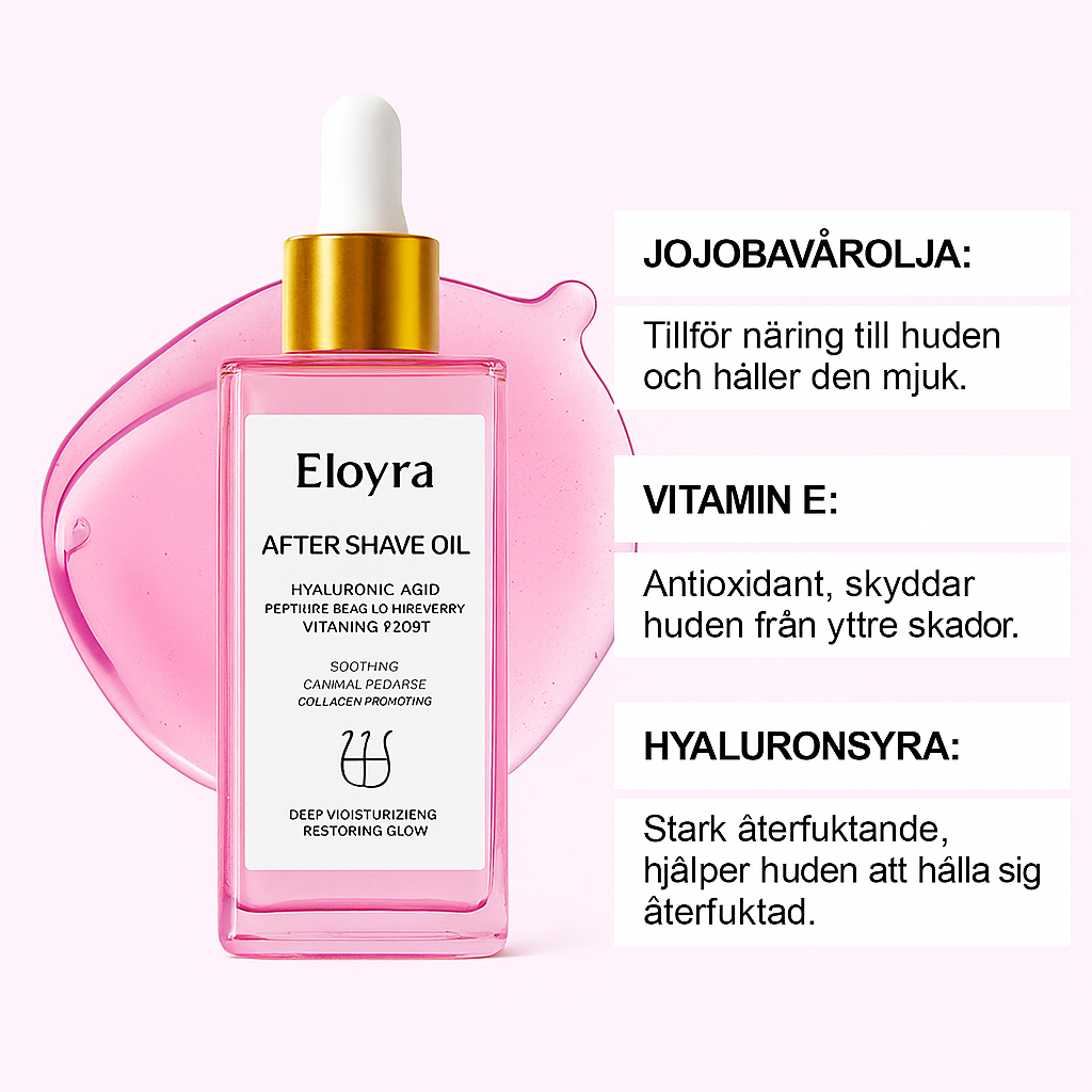 Aftershave Olja – För Silkeslen Hud Utan Irritation